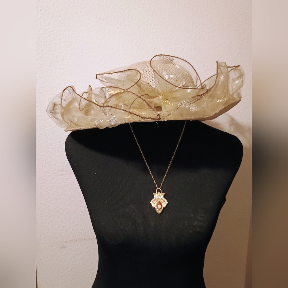 Vintage Gold Accented Hat